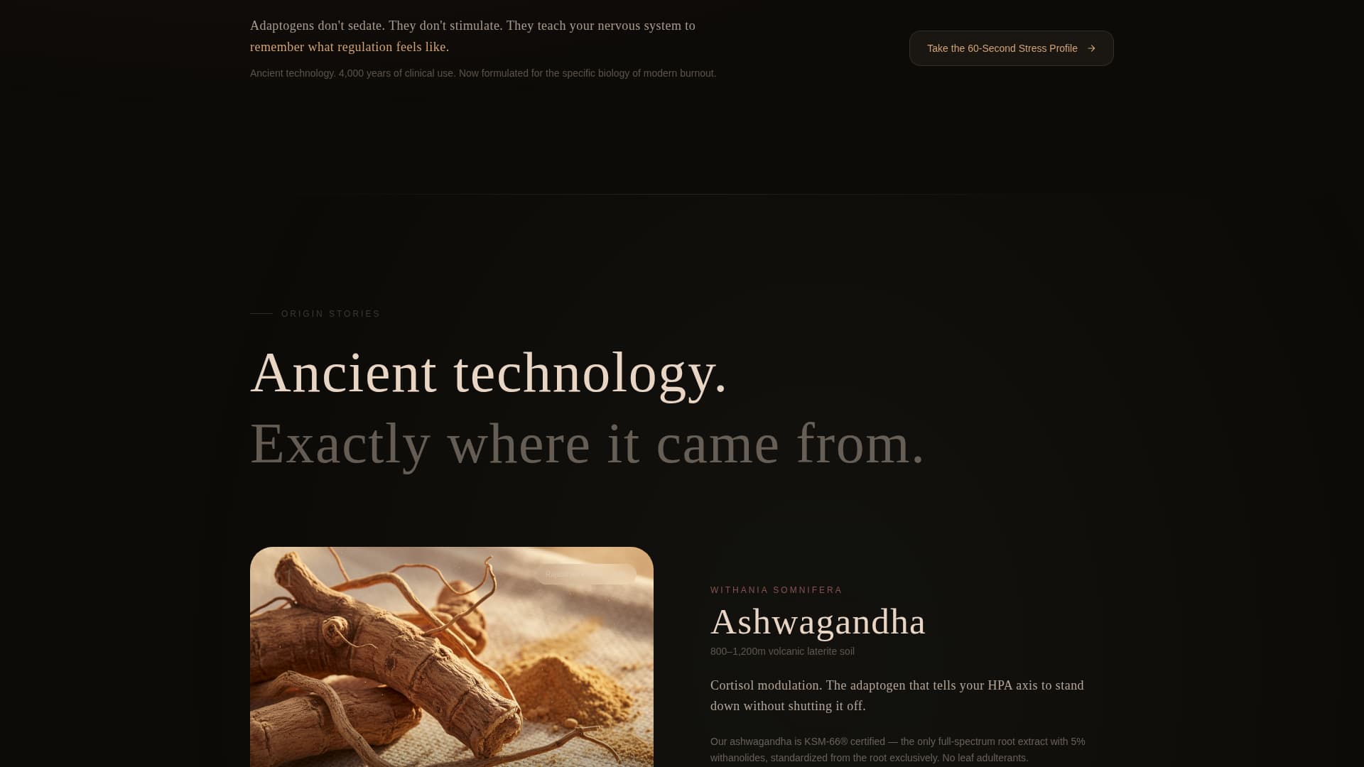 Adapt - Powerful Adaptogen Landing Page Template