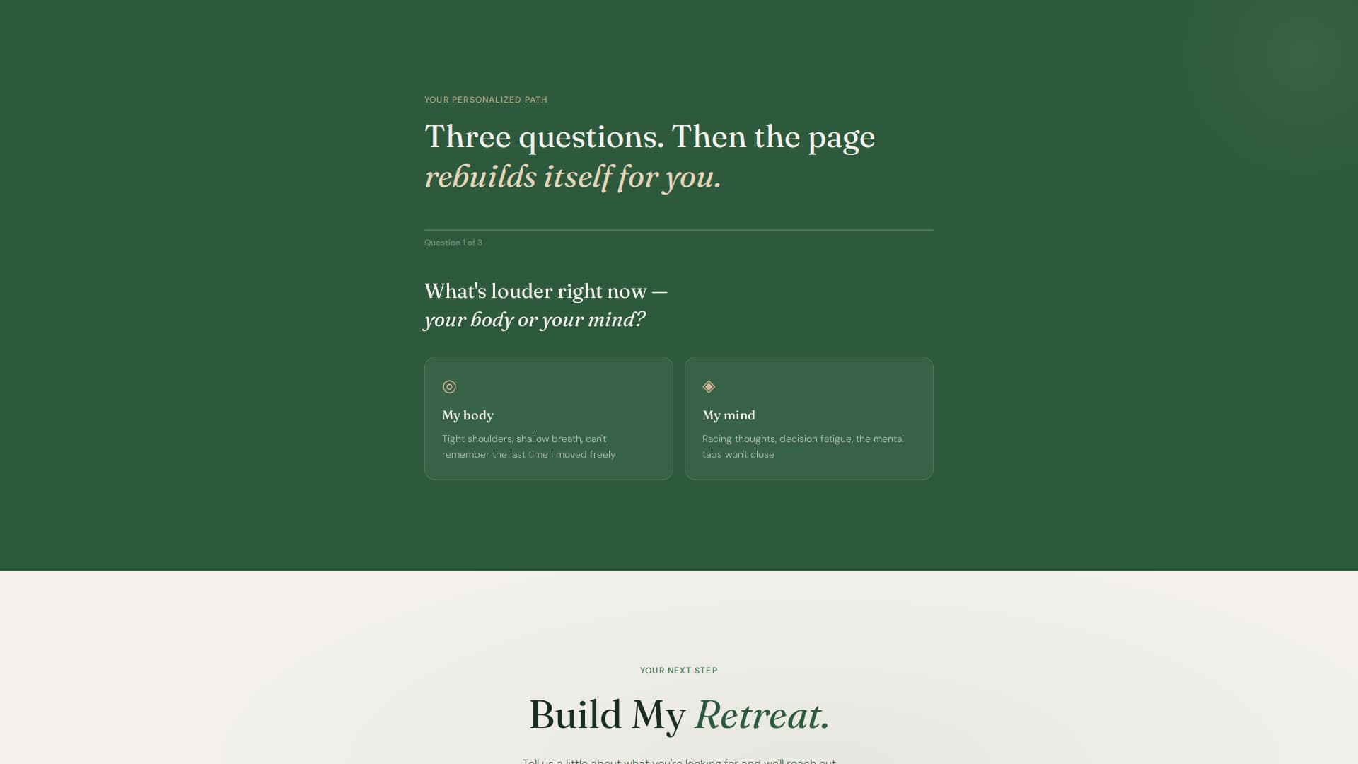 Wayfare - Transformative Adventurewellness Landing Page Template