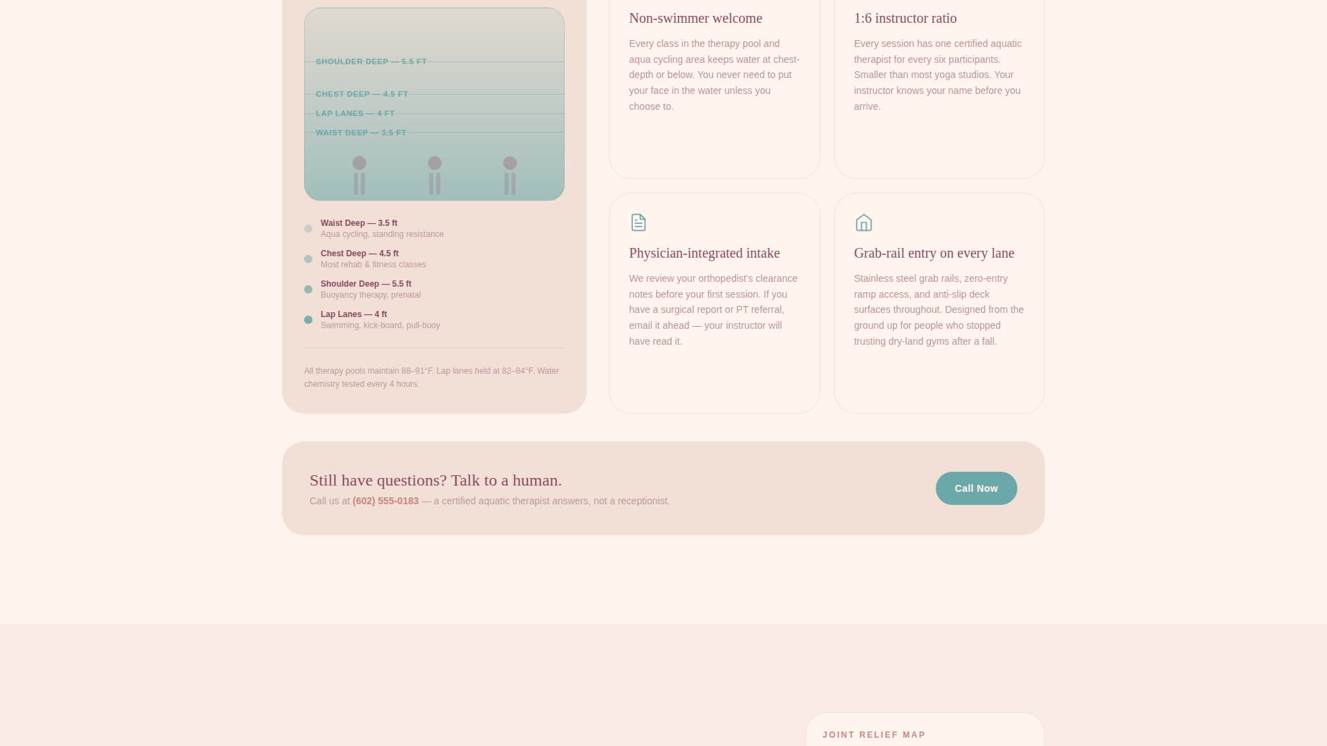 Flow - Healing Aquatic Landing Page Template