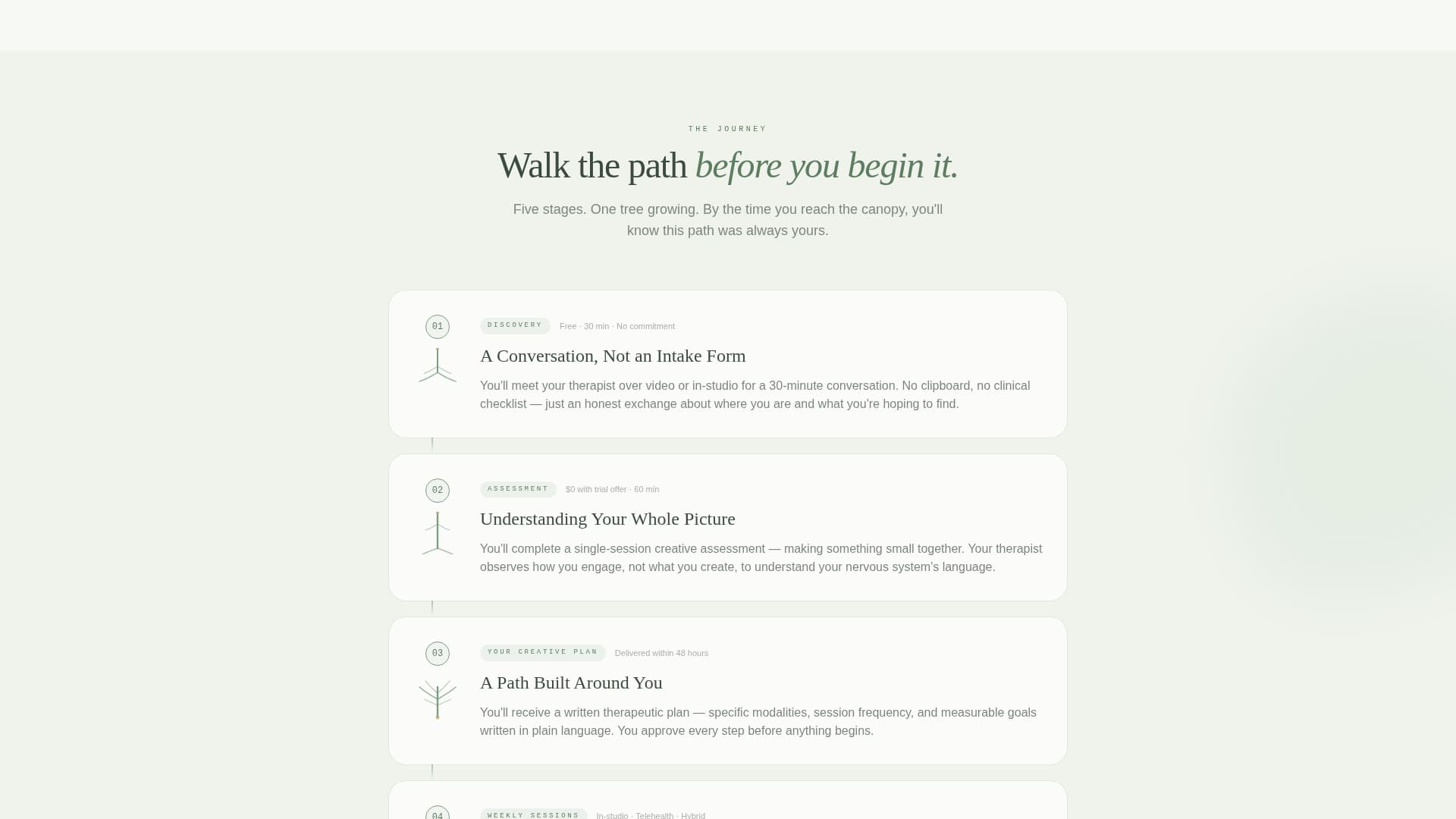 Attune - Healing Therapy Landing Page Template