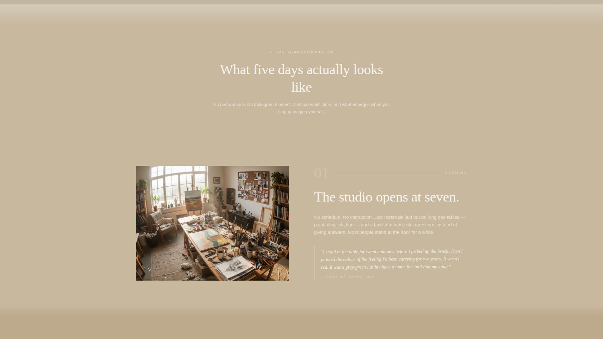 Mend - Transformative Arttherapy Landing Page Template