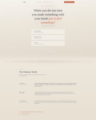 Mend - Transformative Arttherapy Landing Page Template