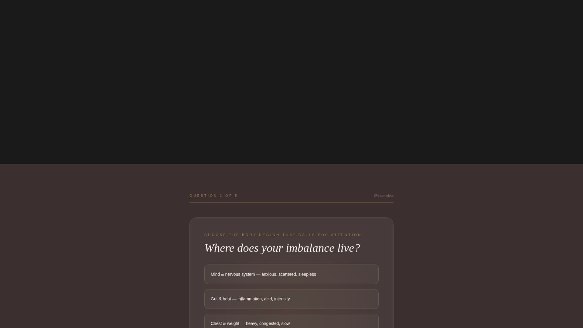Dosha - Personalized Ayurvedic Landing Page Template