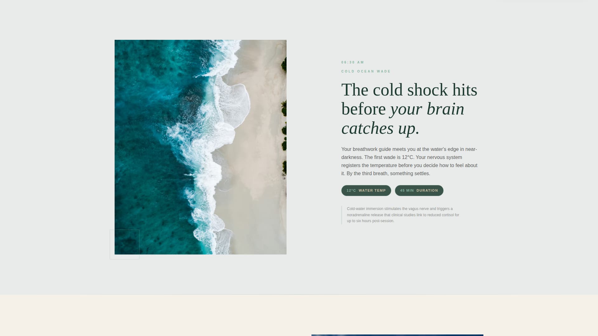 Thalassa - Immersive Thalassotherapy Landing Page Template