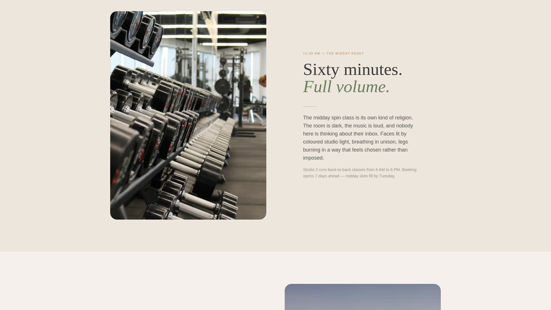 Dojo - Serene Fitness Landing Page Template