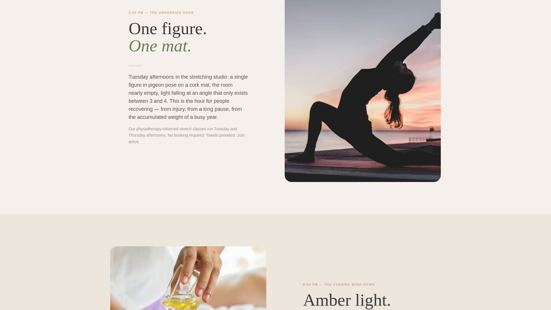 Dojo - Serene Fitness Landing Page Template