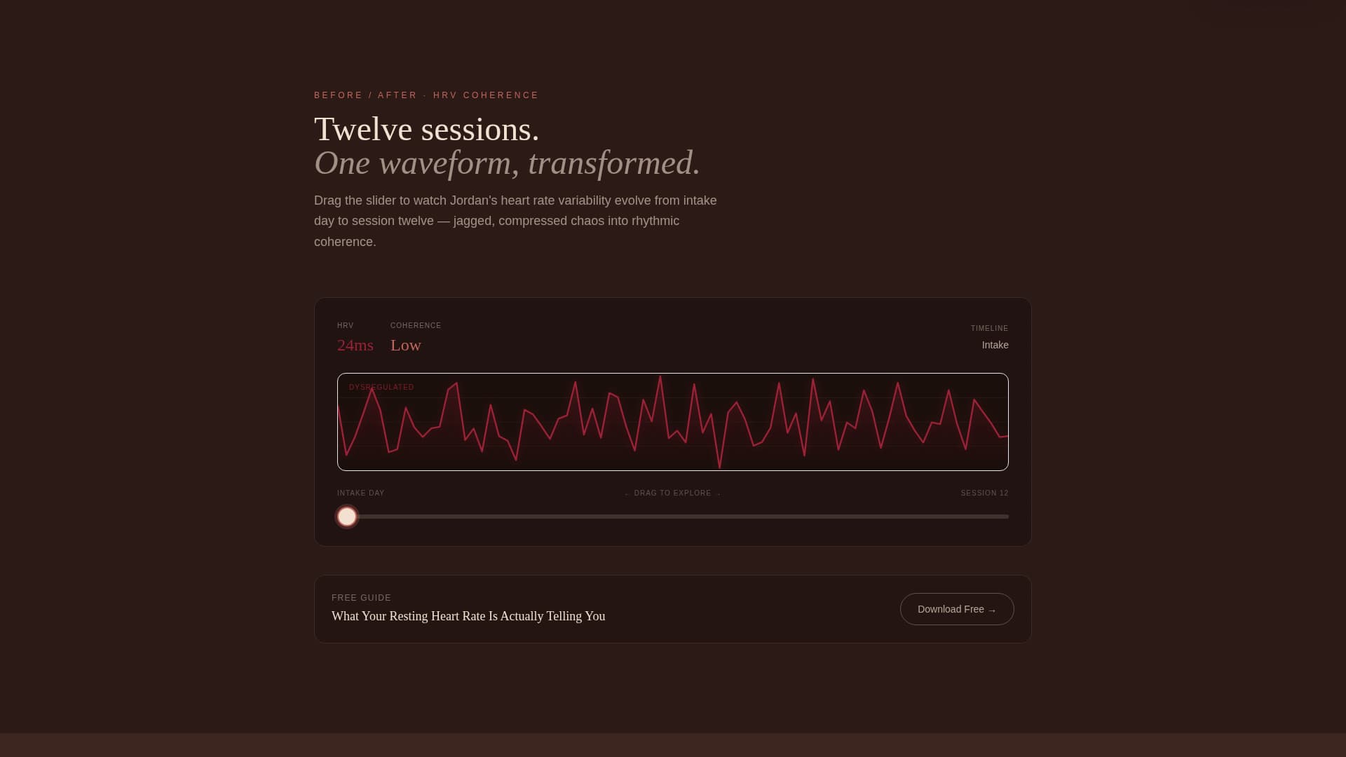 Pulse - Transformative Biofeedback Landing Page Template