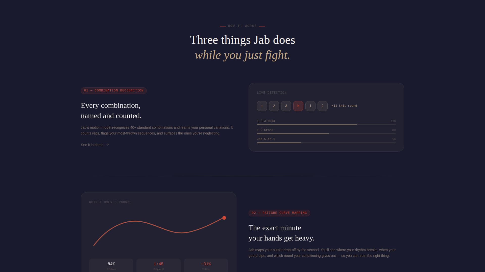 Jab - Immersive Boxing Landing Page Template