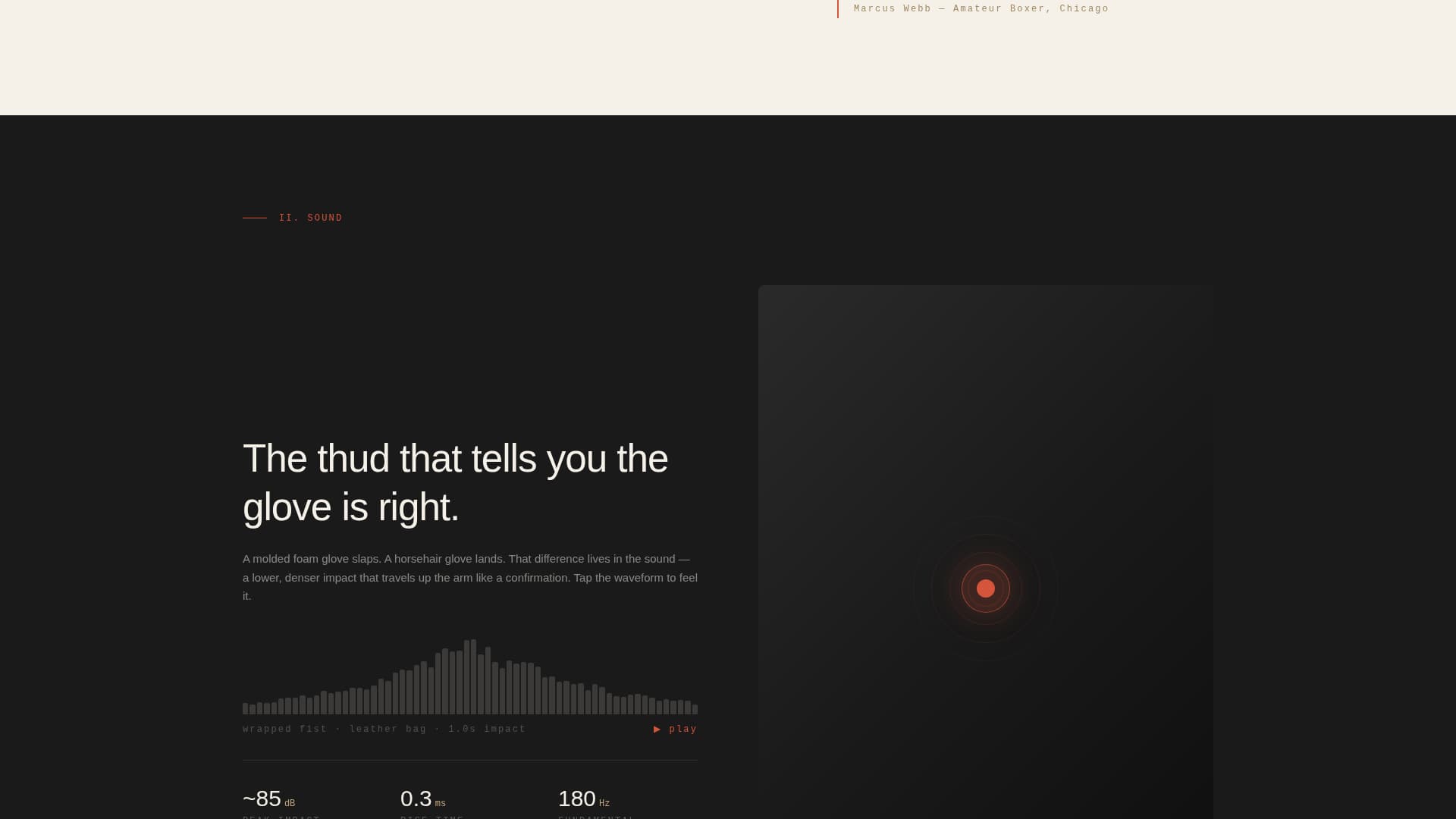 Stance - Artisan Boxing Landing Page Template