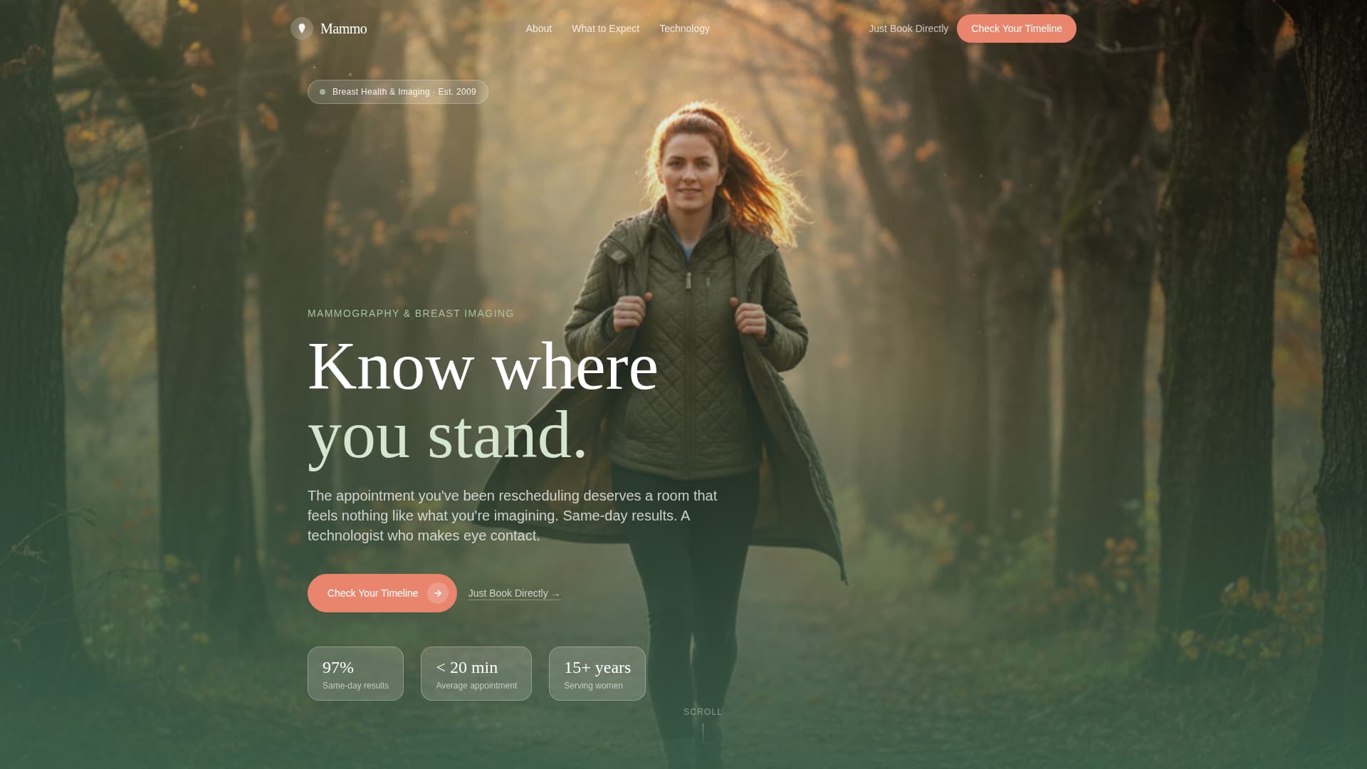 Mammo - Empowering Mammography Landing Page Template
