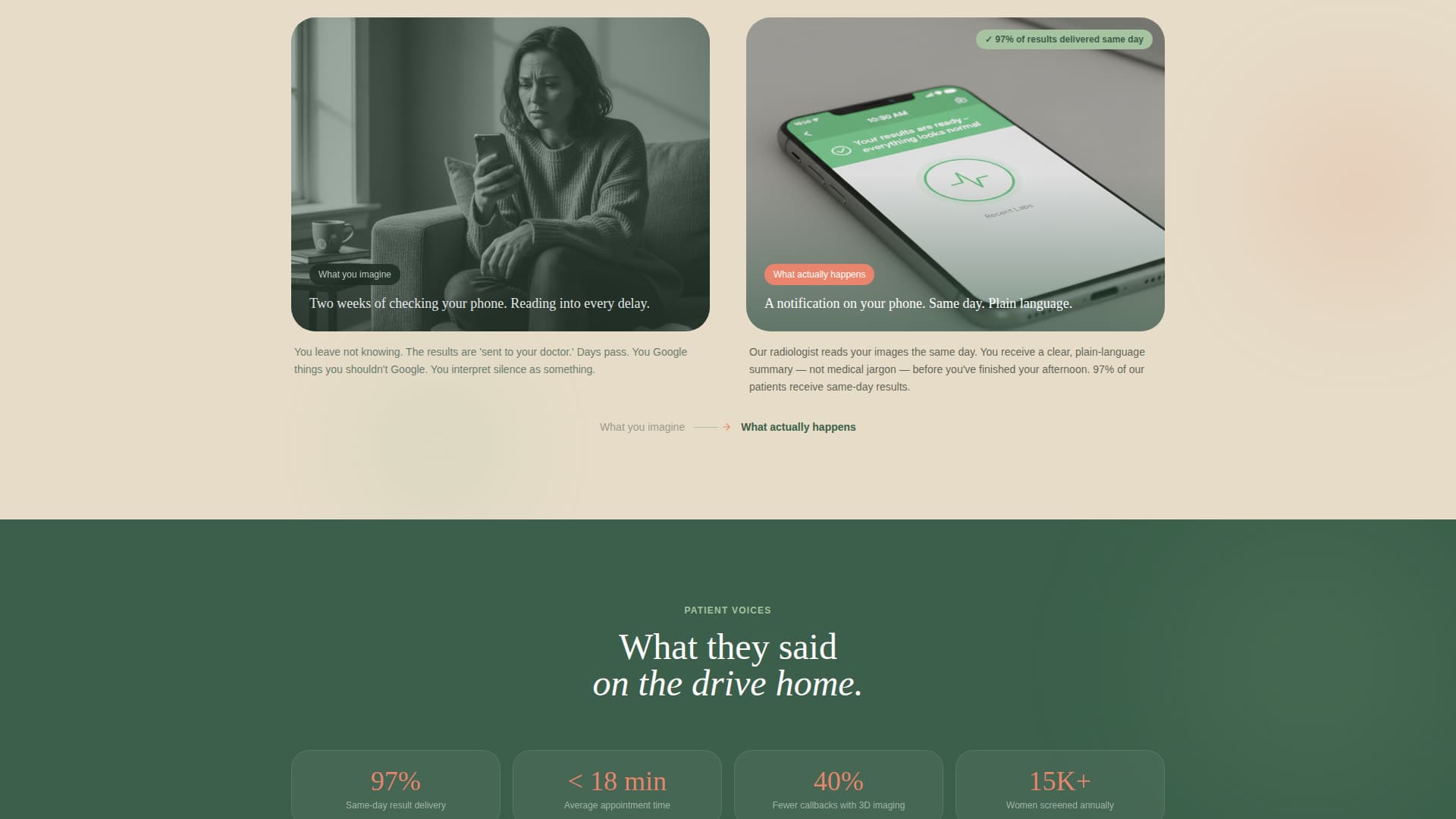 Mammo - Empowering Mammography Landing Page Template