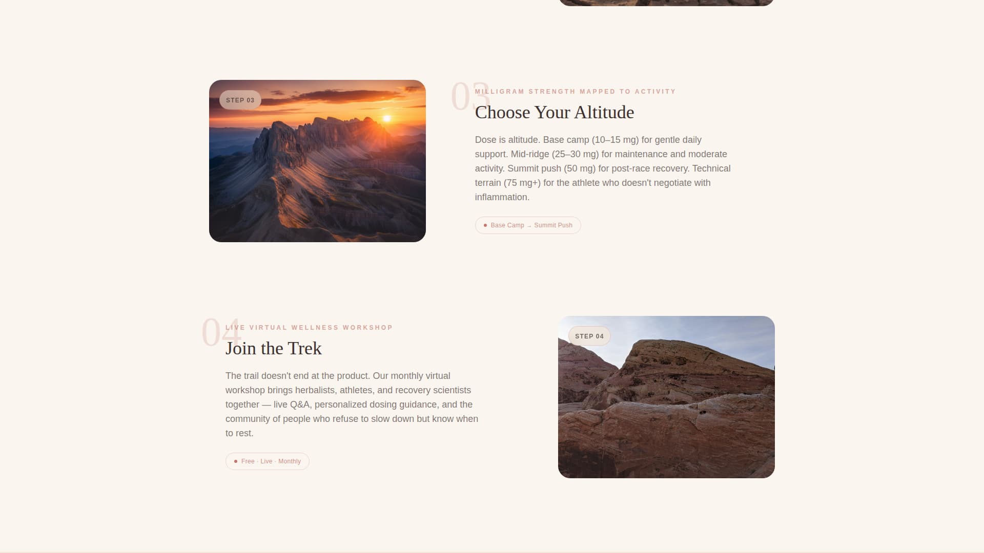 Tincture - Restorative Hemp Wellness Landing Page Template