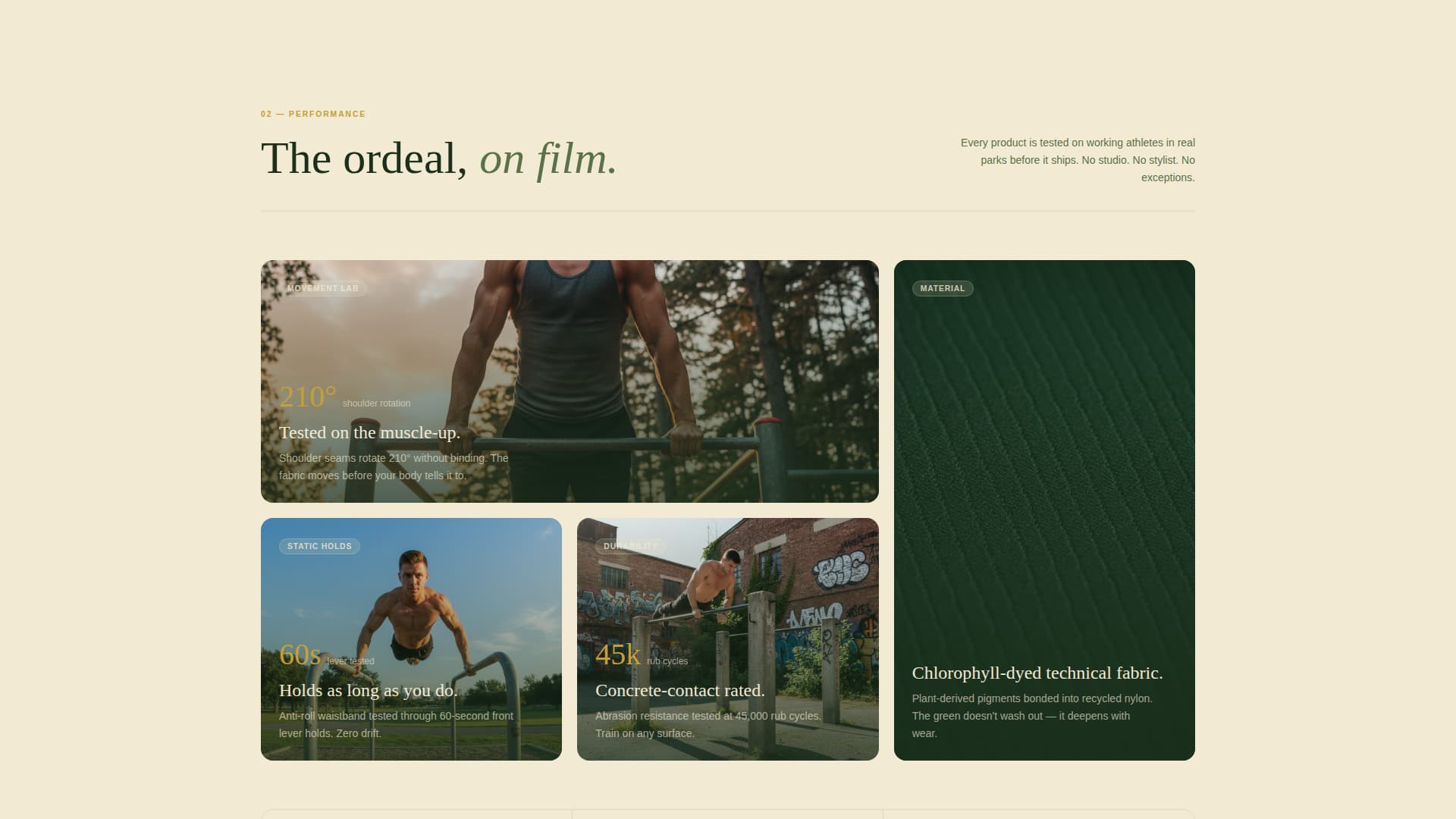 Bodyweight - Primal Calisthenics Landing Page Template