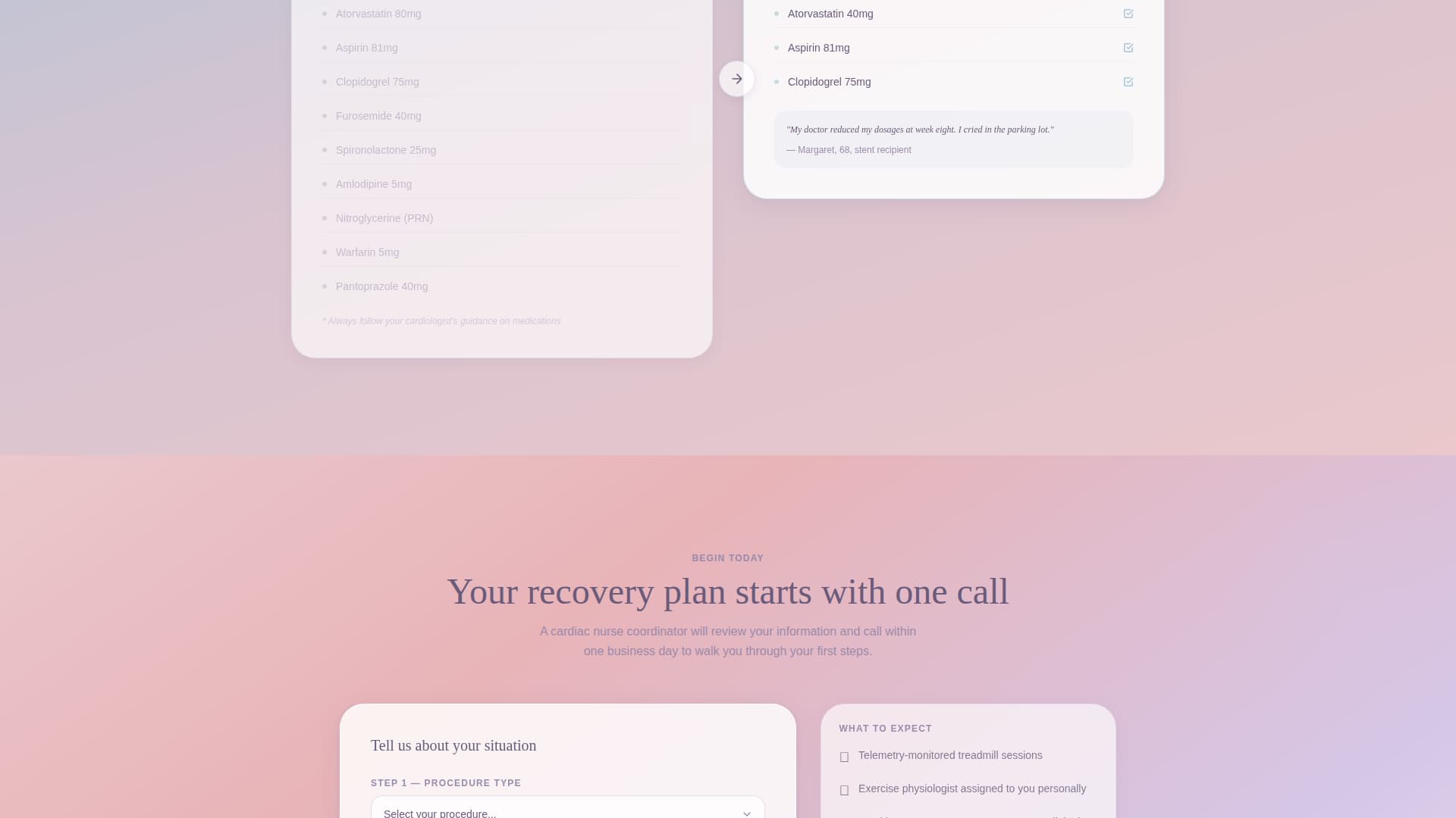 Pulse - Trusted Cardiac Rehabilitation Landing Page Template