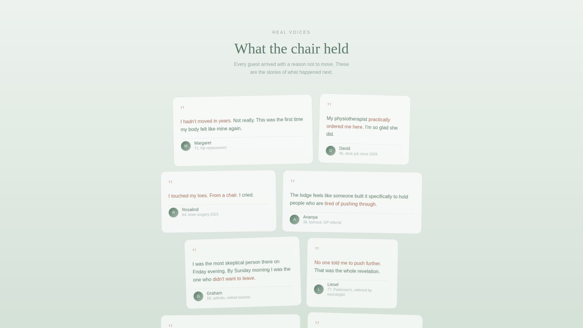 Settle - Restorative Chair Yoga Landing Page Template