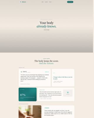Stillpoint - Healing Craniosacral Landing Page Template