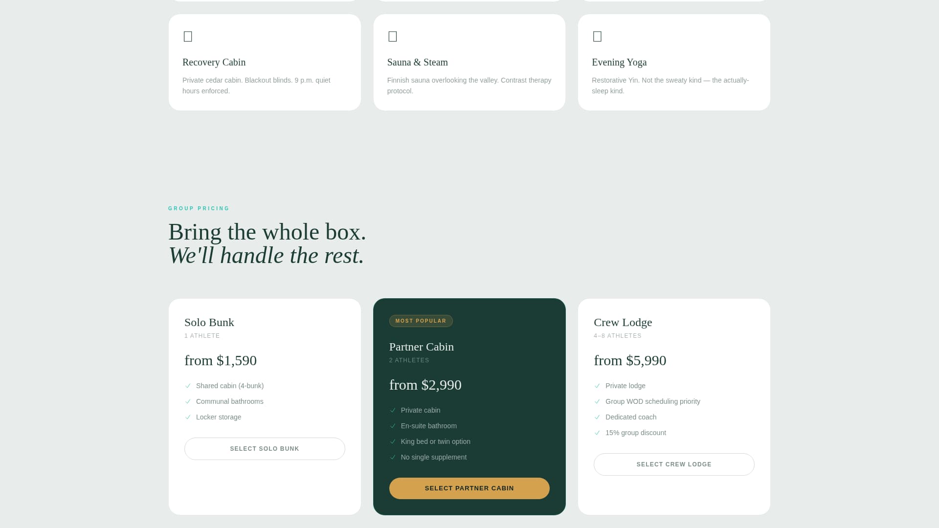 Forge - Personalized CrossFit Landing Page Template