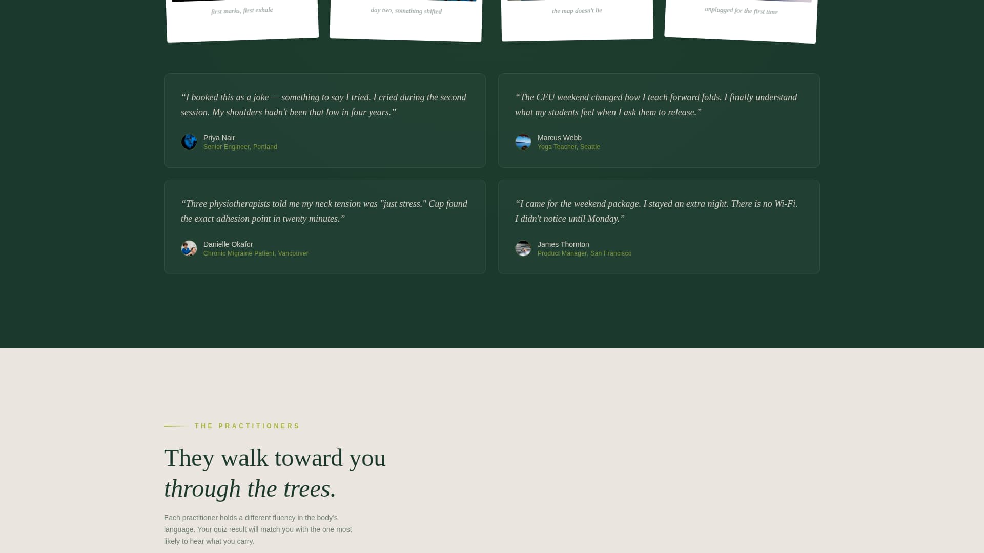Cup - Restorative Cupping Therapy Landing Page Template