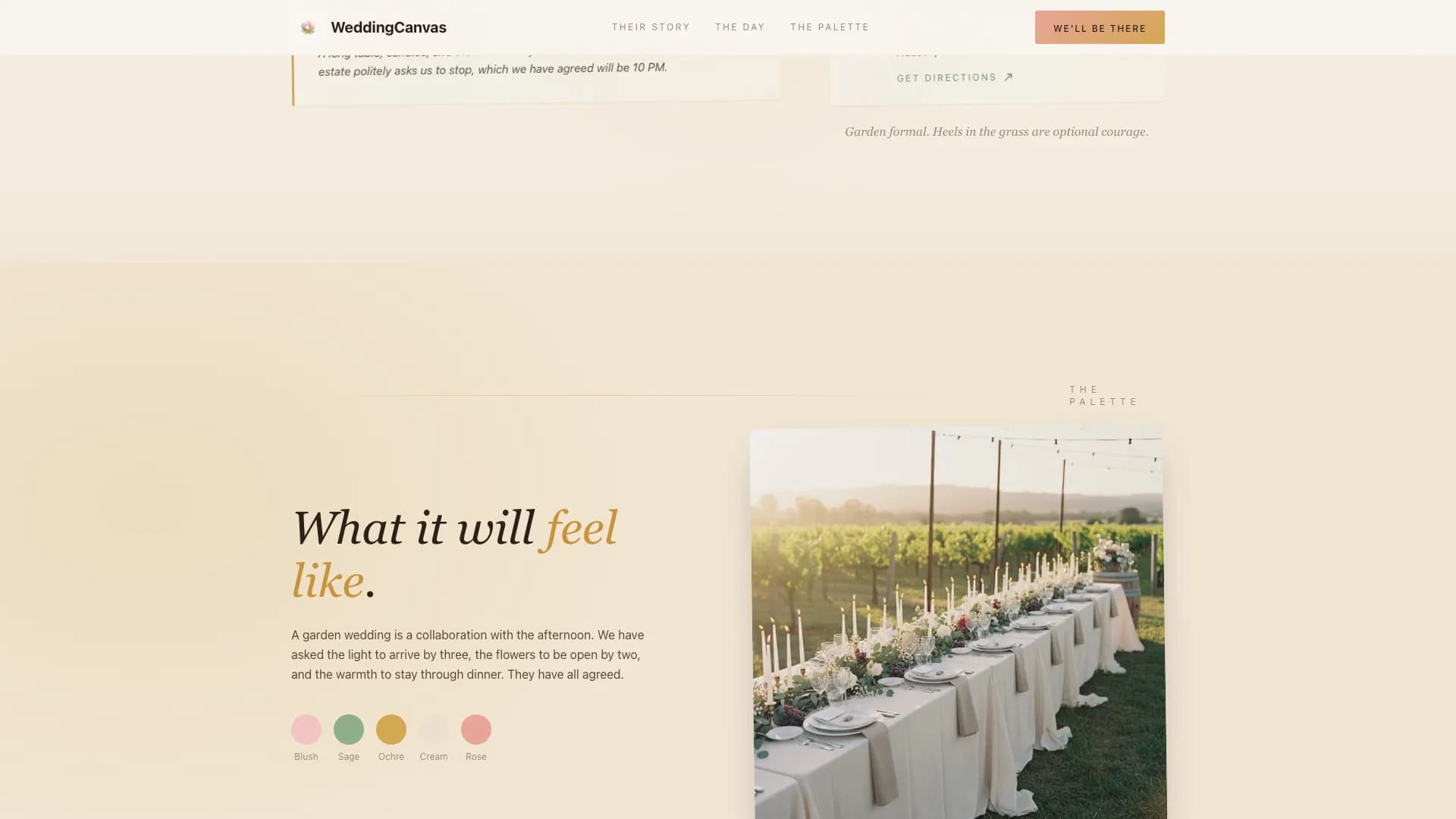 Weddingcanvas - Watercolor Painterly Wedding Invitation Landing Page Template