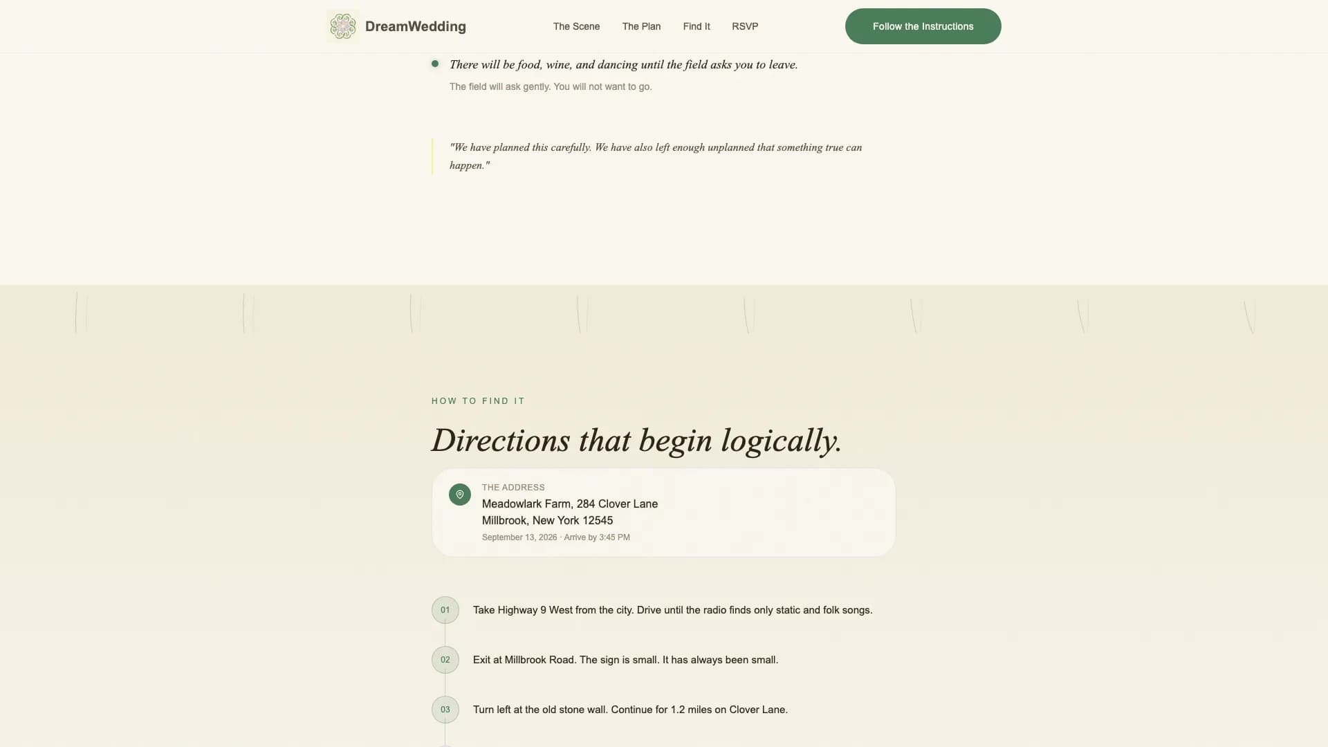 Enchant — Whimsical Bohemian Invitation Landing Page Template