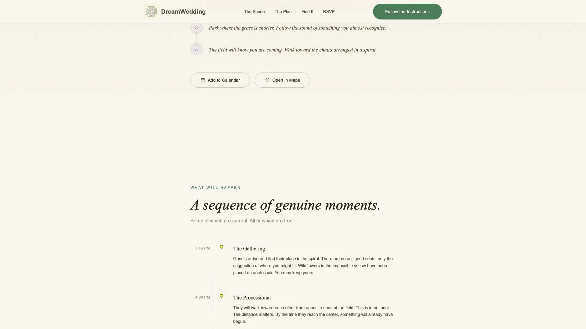 Enchant — Whimsical Bohemian Invitation Landing Page Template