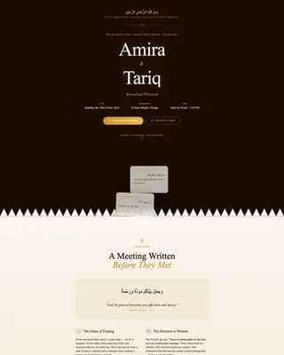 Sanctify — Devoted Faith Ceremony Landing Page Template