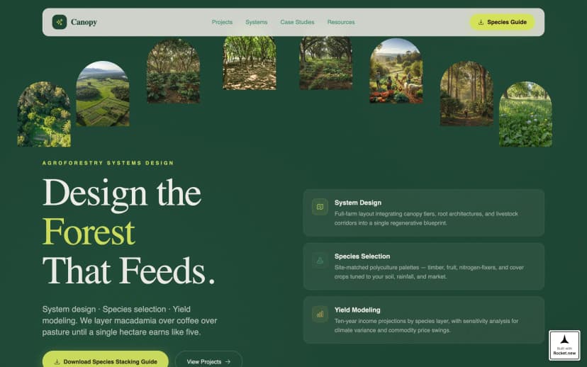 Agriculture & Environment templates