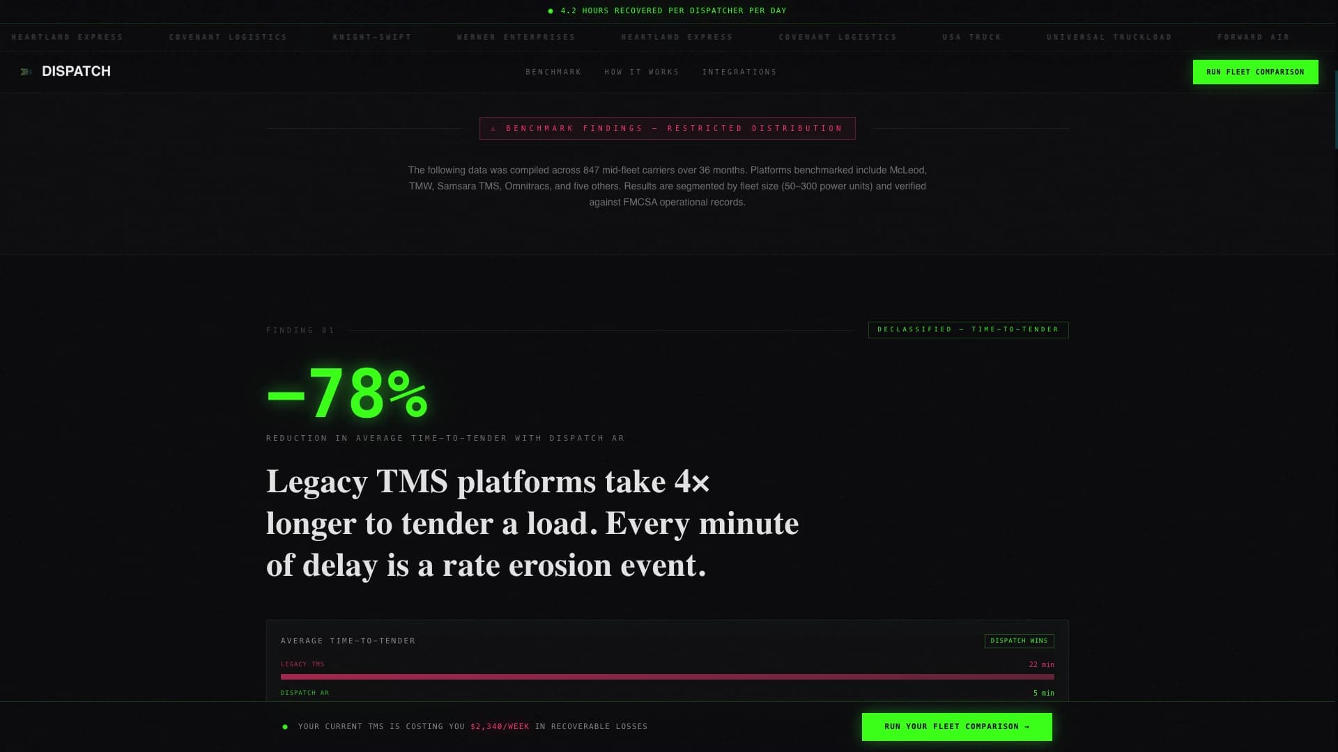 Dispatch - Powerful AR Enhanced Landing Page Template