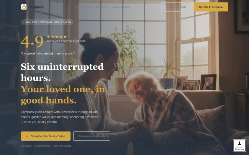 Elderly Care & Senior Living templates