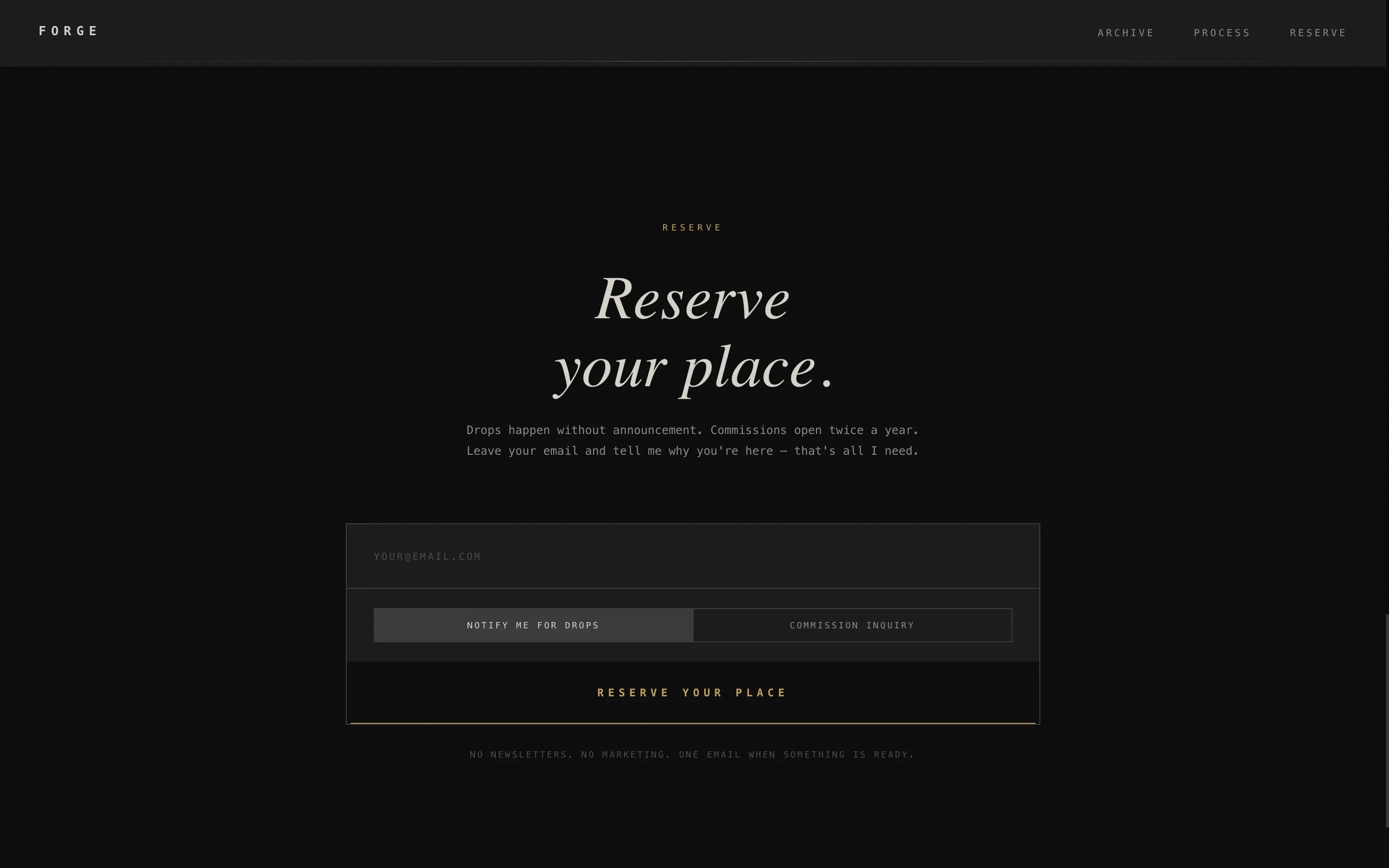 Beacon — Elegant Brutalist Jewelry Landing Page Template