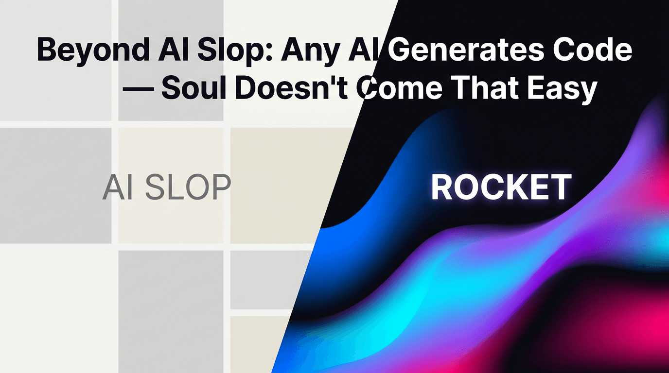 Beyond AI Slop: Why Most AI Code Generators Produce Mediocre Designs