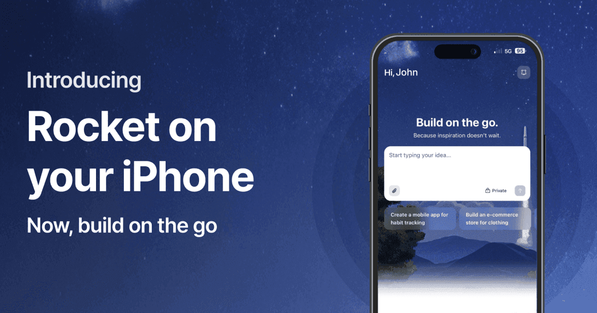 Rocket Mobile on your Phone: Build Apps Anytime Anywhere