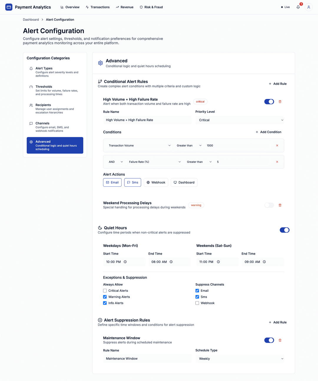 Payment Analytics Dashboard - DhiWise Image 13