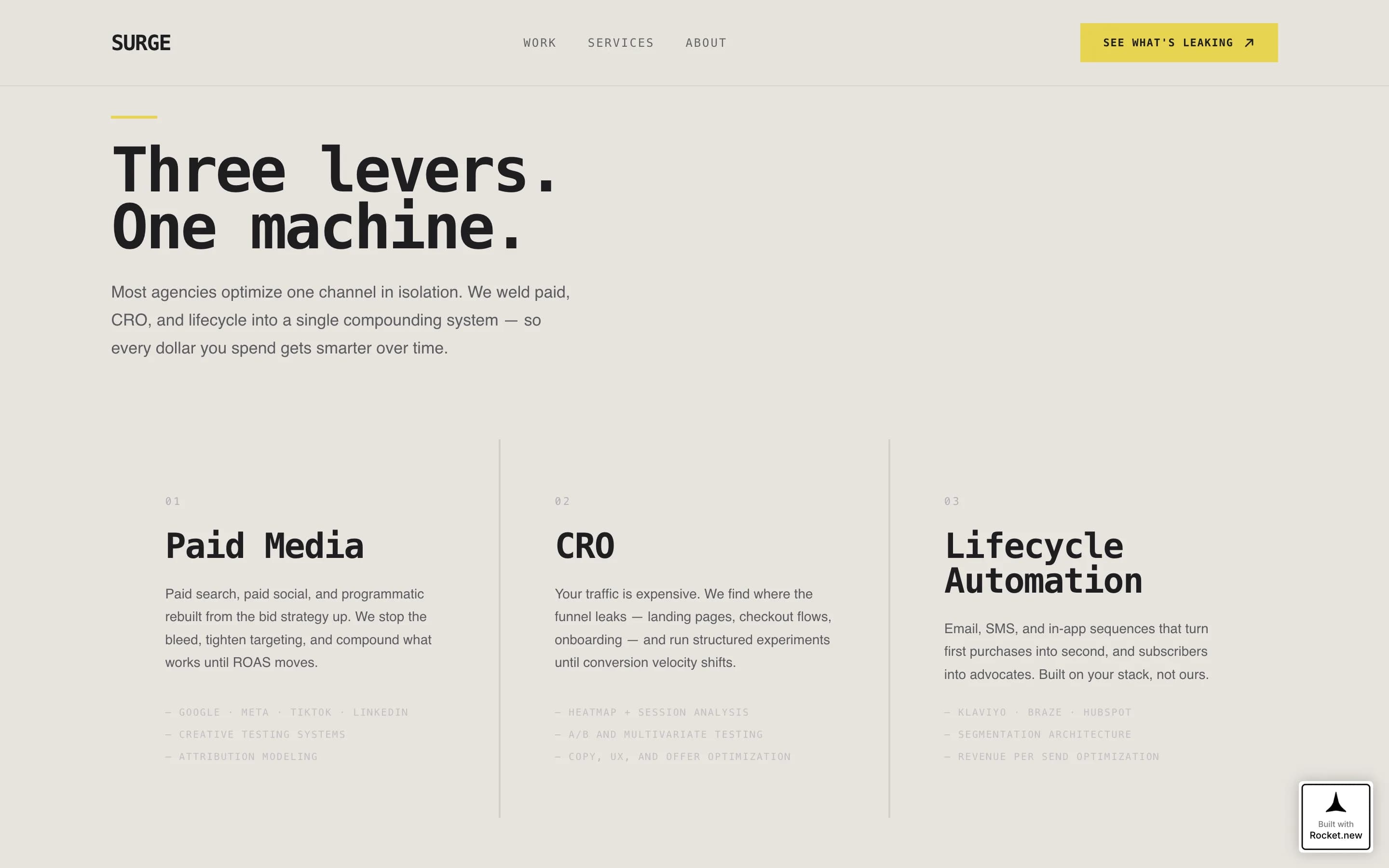 Growth - Premium & Landing Page Template
