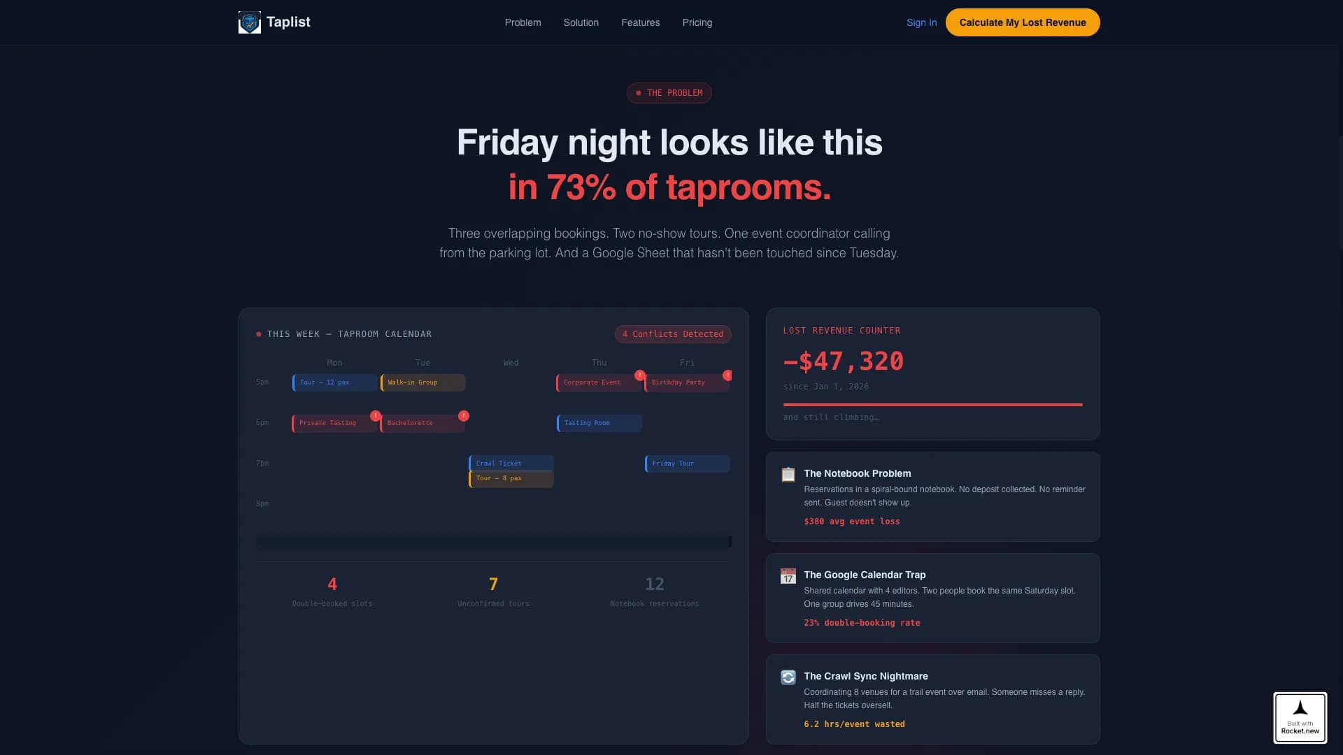 Taplist - Powerful Brewery Landing Page Template