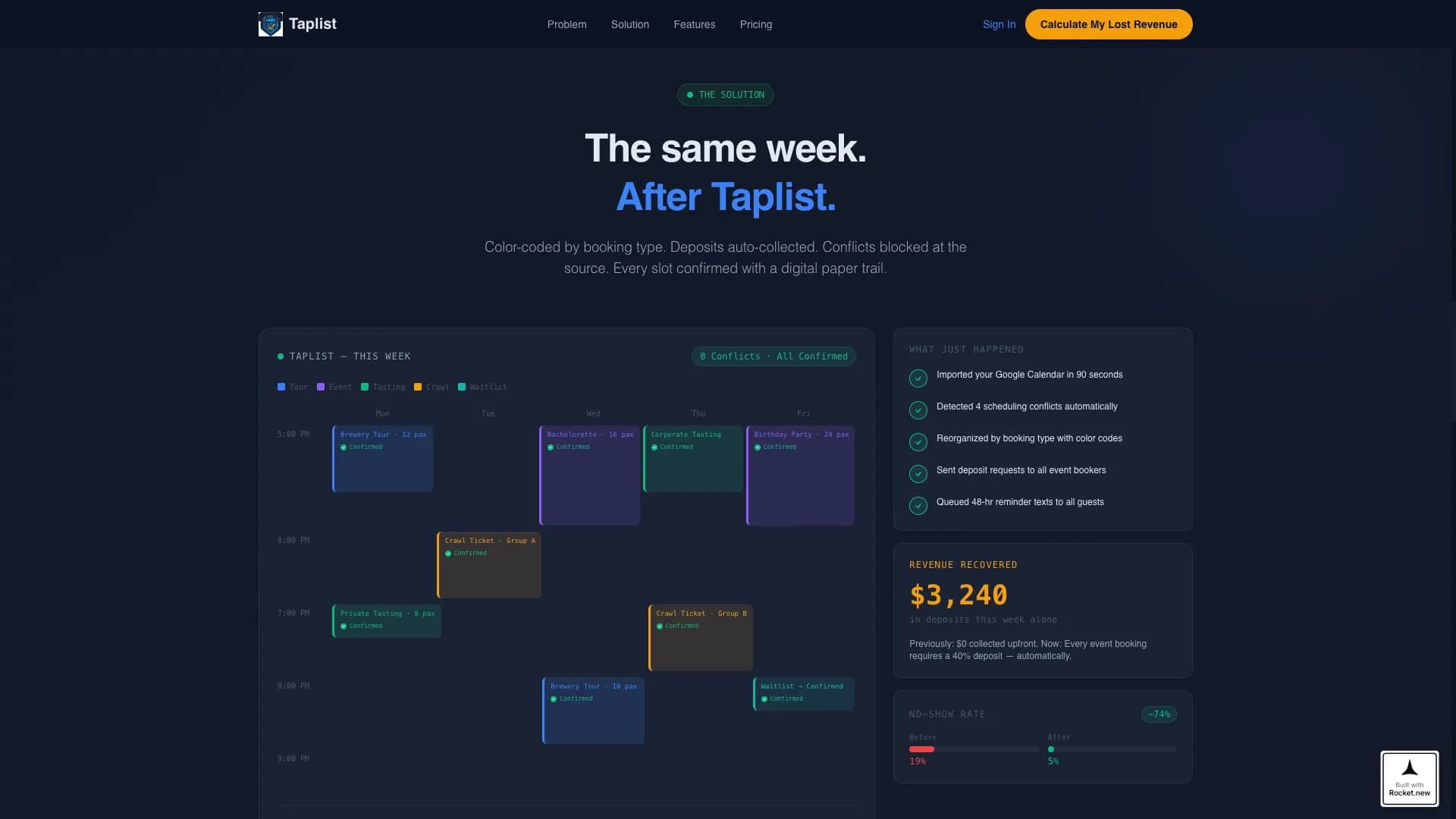 Taplist - Powerful Brewery Landing Page Template
