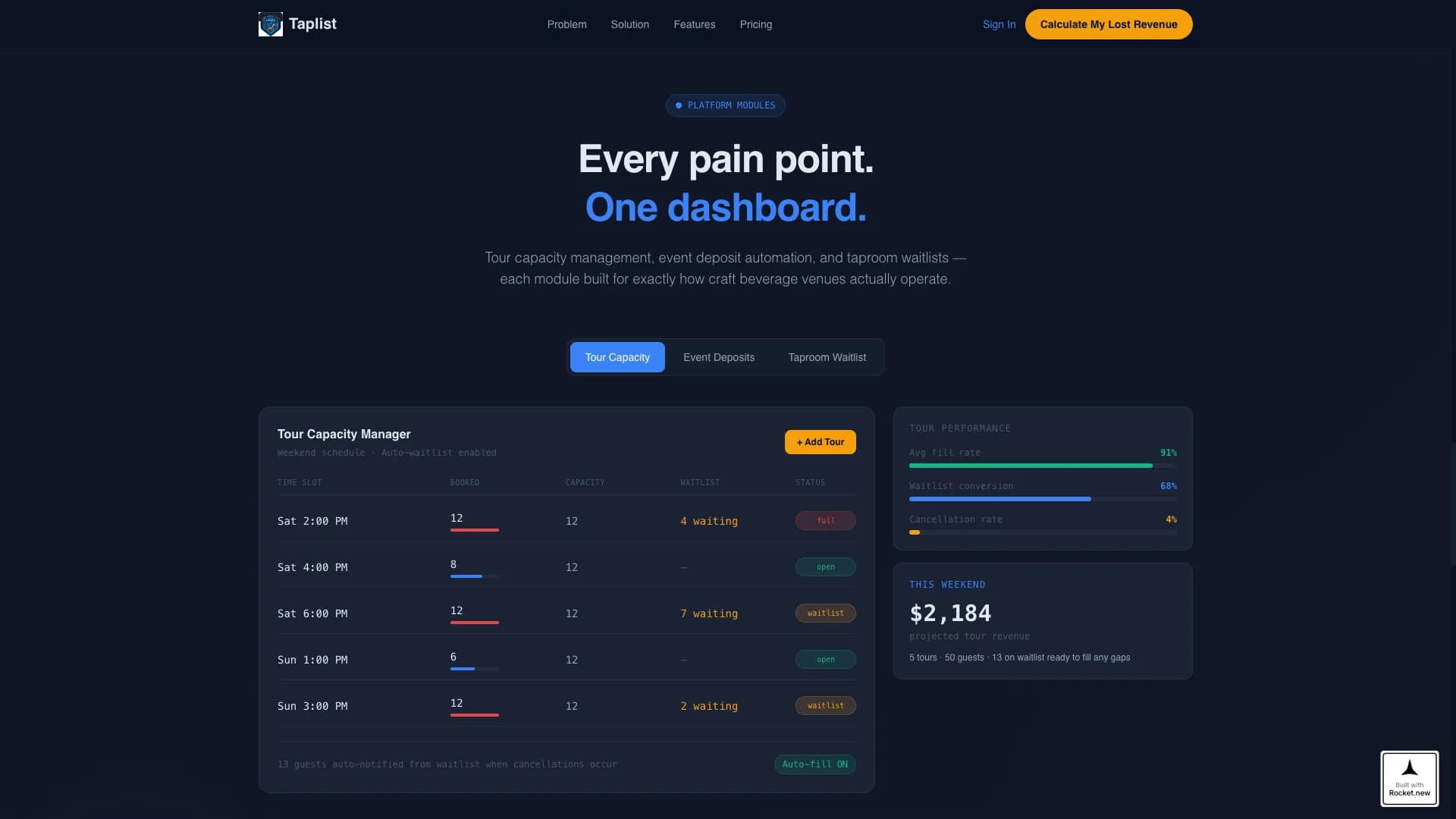 Taplist - Powerful Brewery Landing Page Template