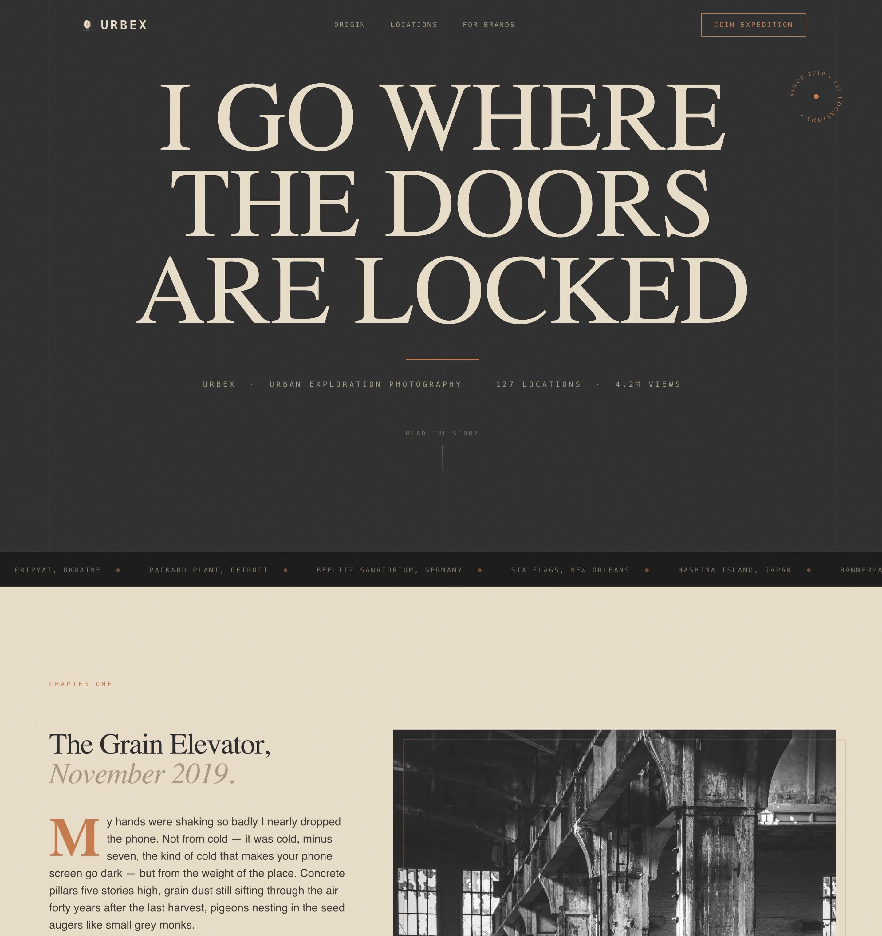 Photography Blog Specialist Blog Website Template