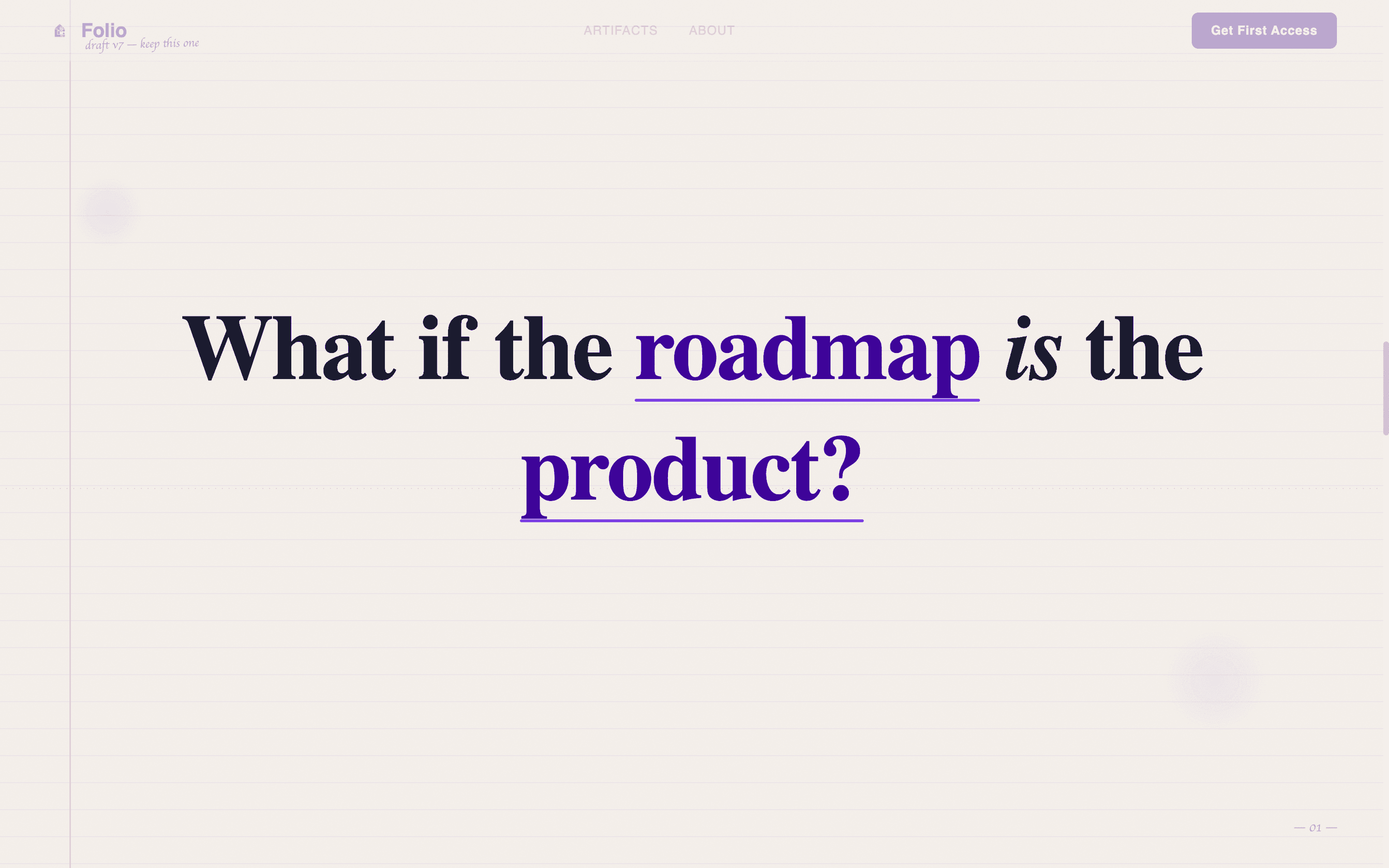 Portfolio — Influential Product Executive Landing Page Template