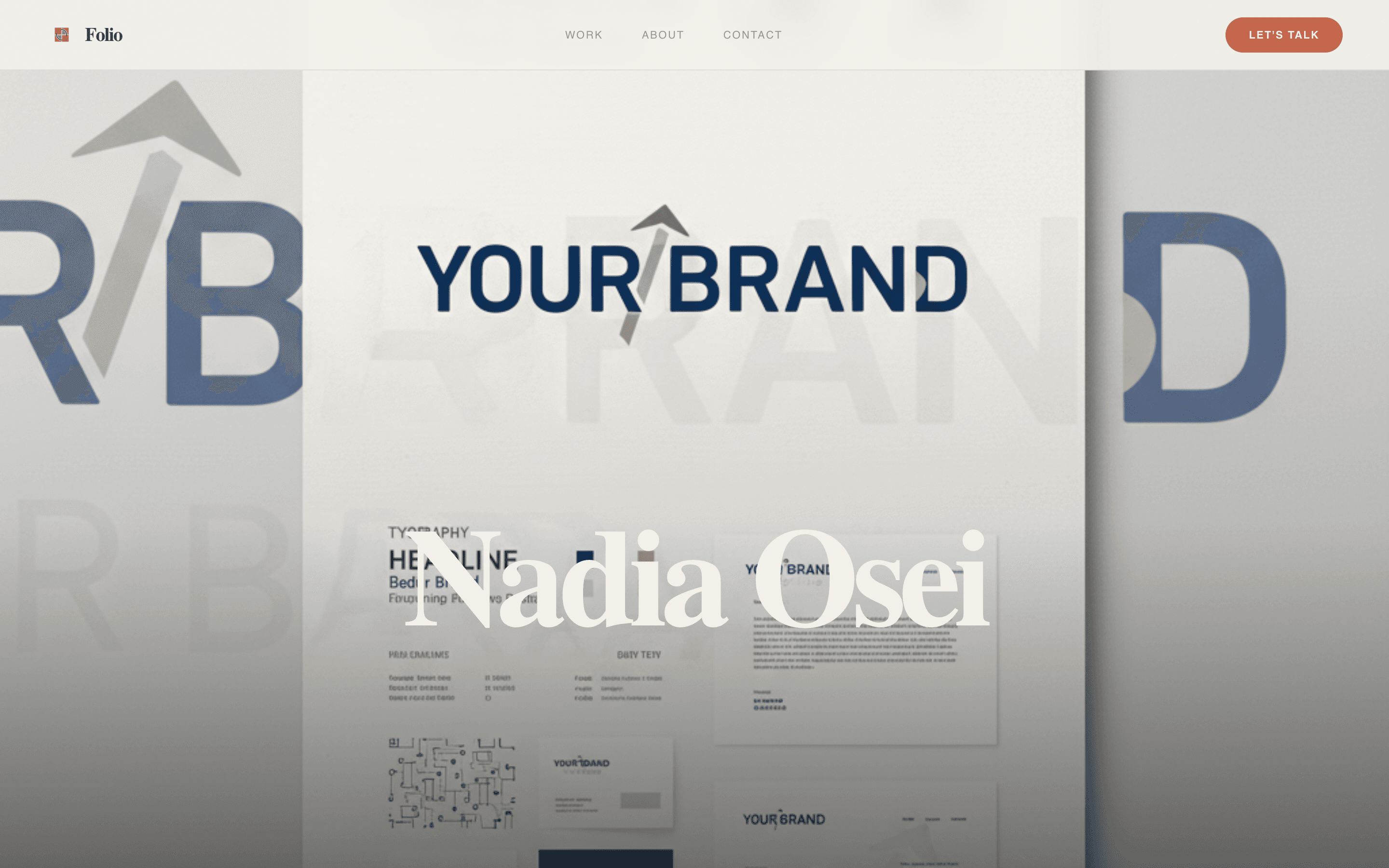 Folio - Cinematic Graduate Landing Page Template