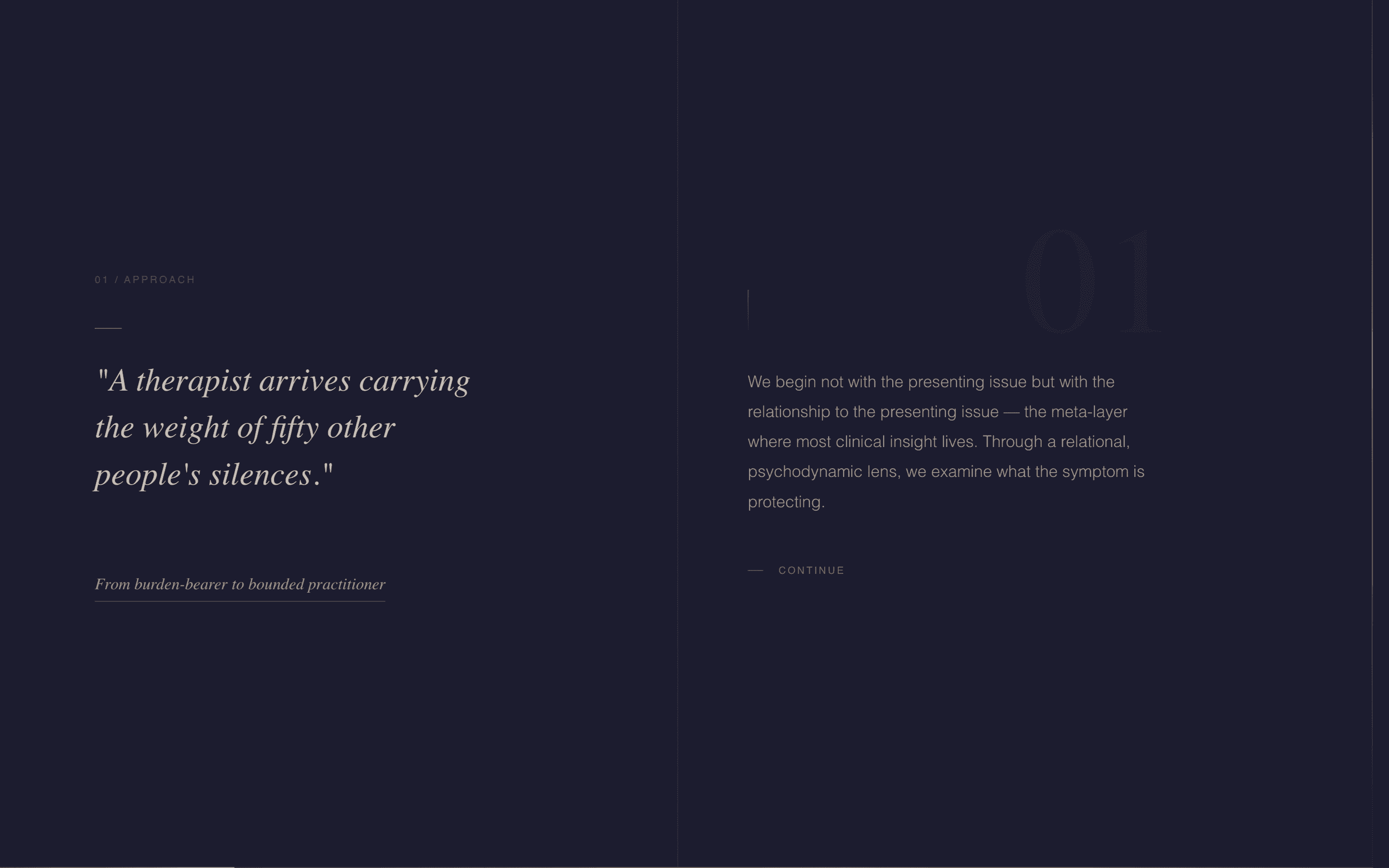 Attune - Immersive Psychologist Landing Page Template