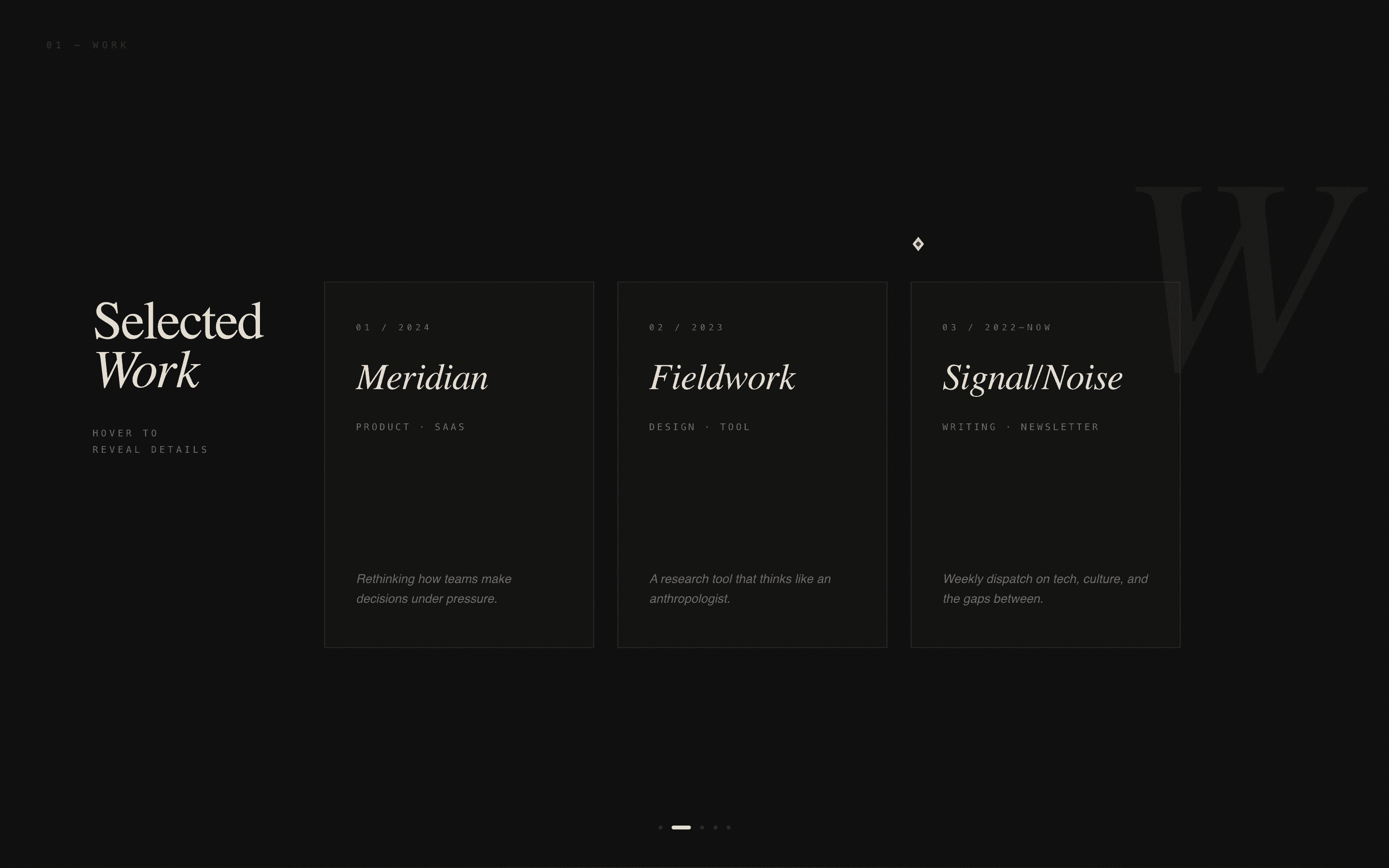 Ink - Immersive Bio Landing Page Template