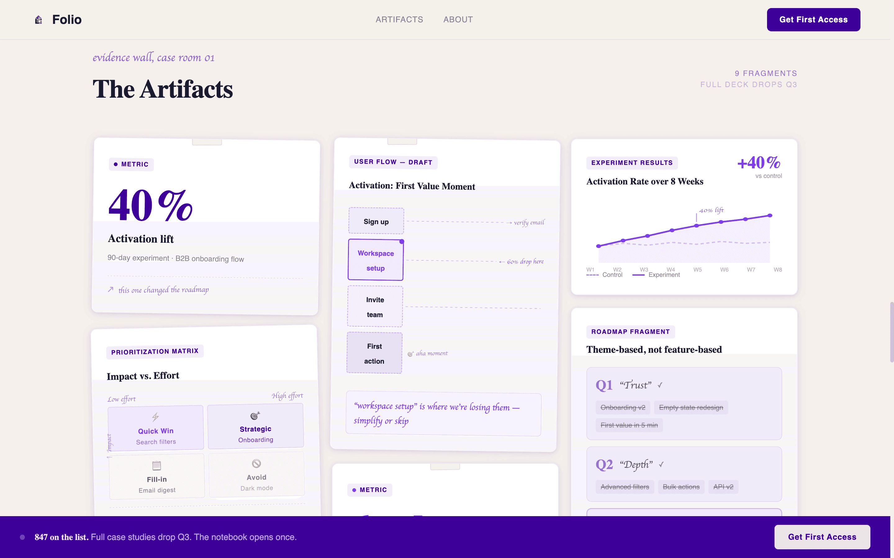Portfolio — Influential Product Executive Landing Page Template