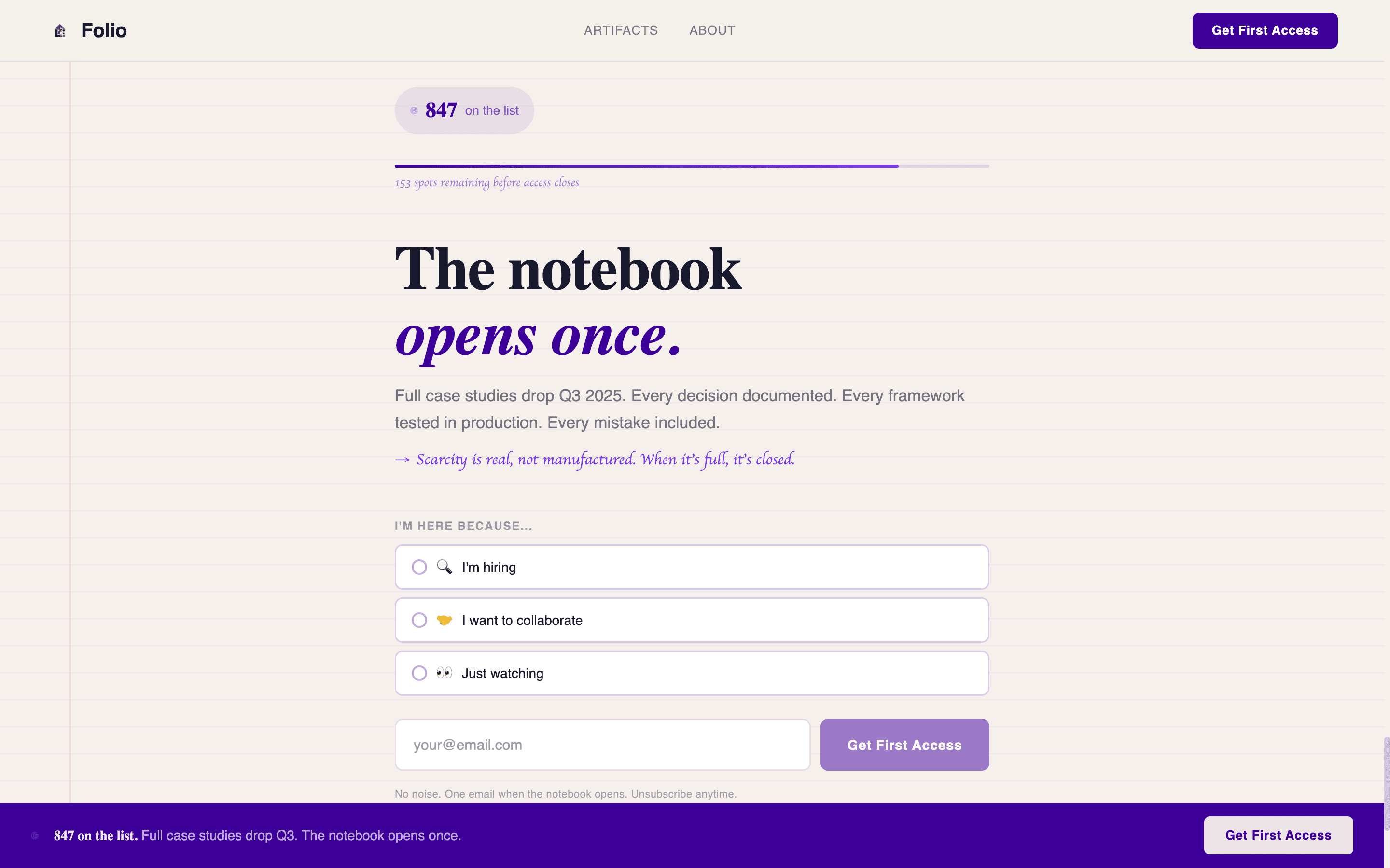 Portfolio — Influential Product Executive Landing Page Template