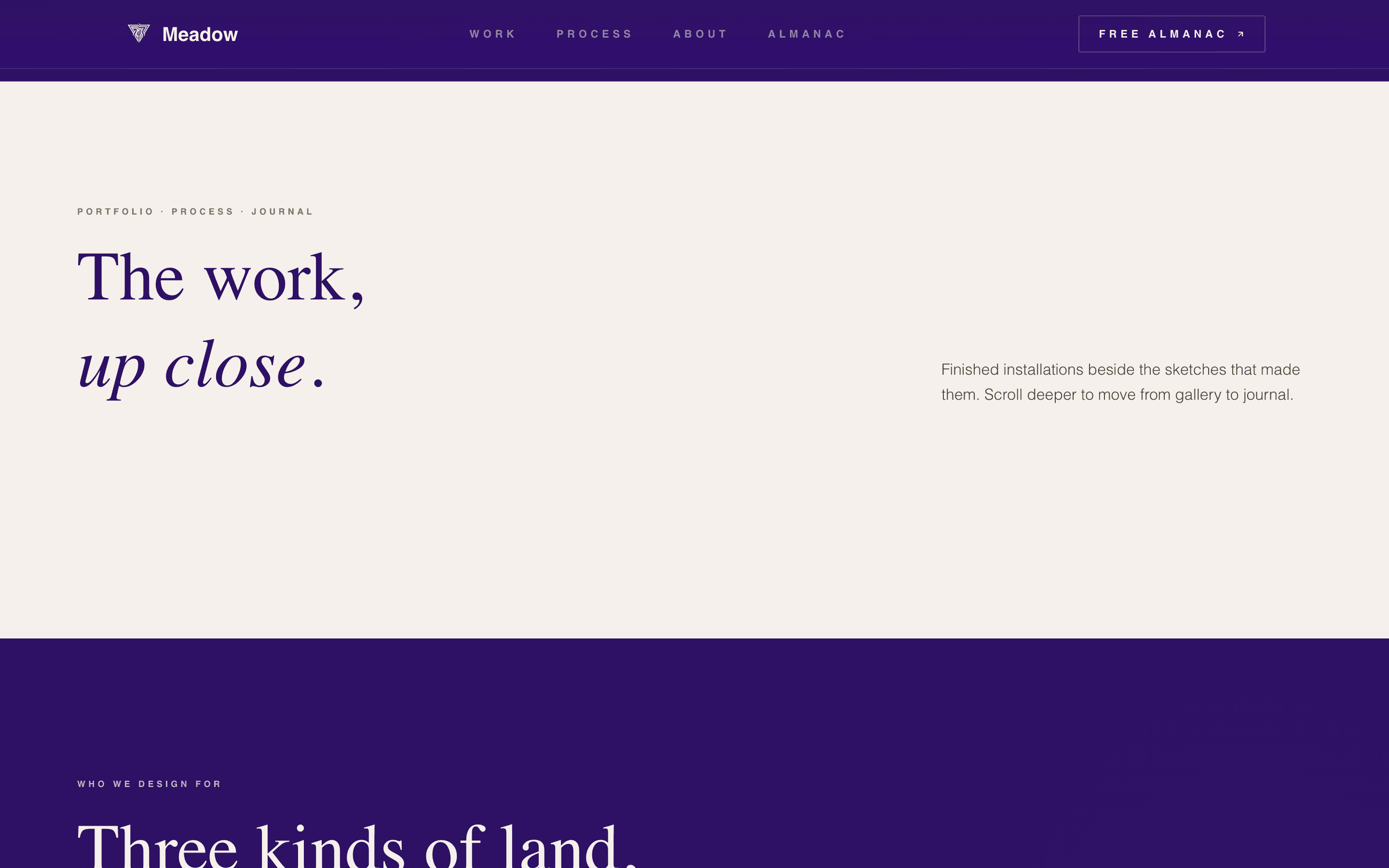 Meadow - Enchanting Farmhouse Landing Page Template