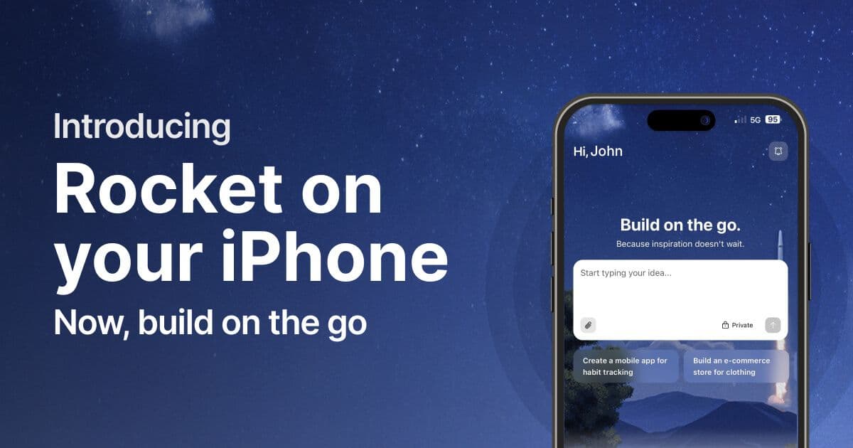 Rocket Mobile on your Phone: Build Apps Anytime Anywhere