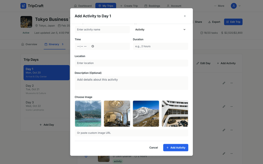 Travel Itinerary Builder - DhiWise Image 12