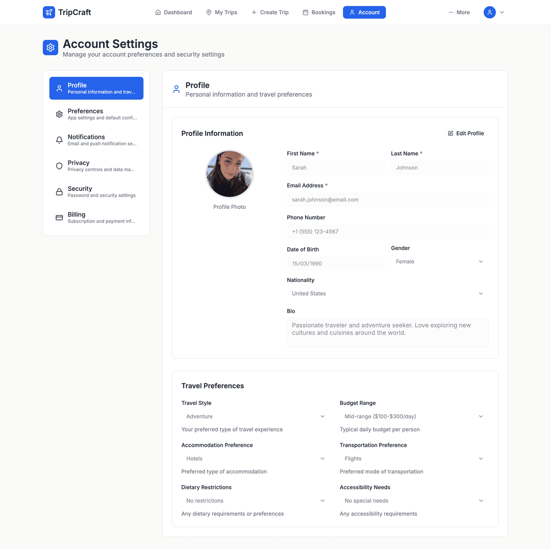 Travel Itinerary Builder - DhiWise Image 3