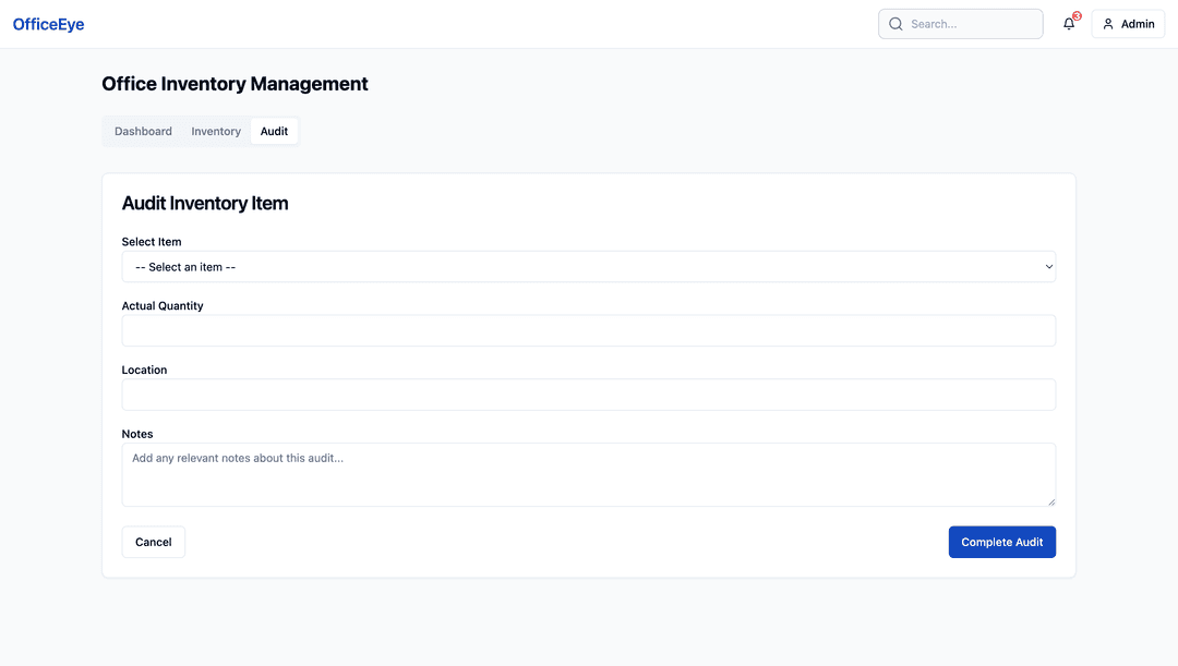 Inventory audit app - Lovable Image 4