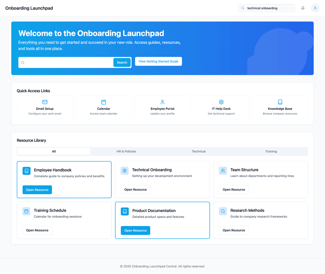 Resource hub app - Lovable Image 1